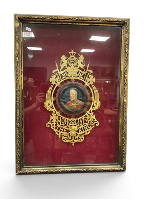 Lot 1501 - EVII Framed and Glazed Montage Featuring...