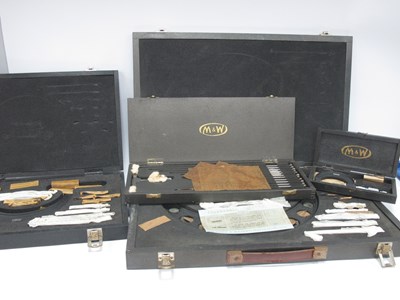Lot 1326 - Four boxed vintage M&W (Moore & Wright...