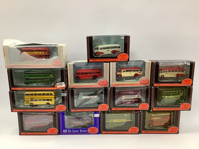 Lot 687 - Fourteen EFE 1:76th scale diecast model buses...
