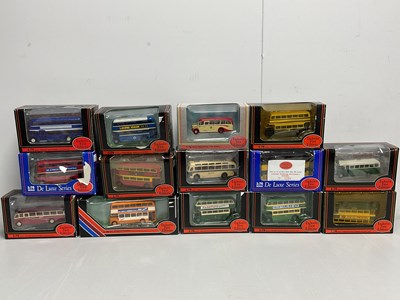 Lot 549 - Fourteen EFE 1:76th scale diecast model buses...