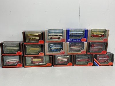 Lot 579 - Fourteen EFE 1:76th scale diecast model buses...