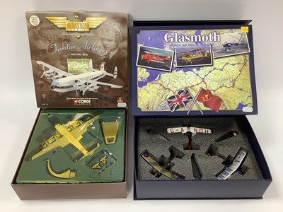 Lot 637 - Four diecast model aircraft comprising of...