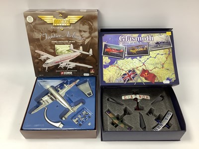 Lot 634 - Four diecast model aircraft comprising of...