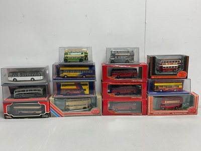 Lot 515 - Fourteen 1:76th scale diecast model buses by...