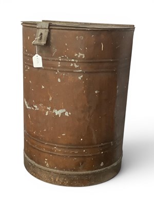 Lot 1464 - Flour Bin Galvanized Interior Painted Exterior,...