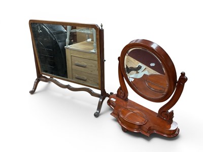 Lot 1510 - Mahogany Swing Dressing Mirror, circa 1900, 66....