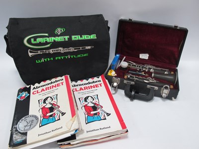 Lot 1320 - Intermusic clarinet, in fitted case, together...