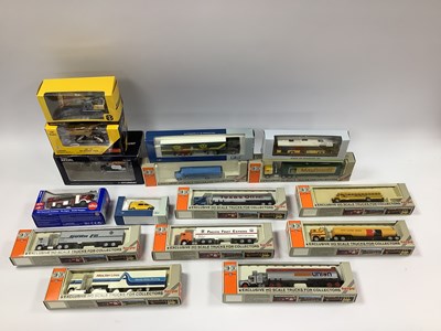 Lot 677 - Sixteen 1:87 / HO scale diecast, plastic model...