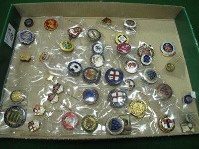 Lot 220 - Football Lapel Badges, P.F.A, F.A. Coach, The...