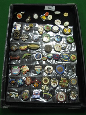 Lot 210 - Bowling Club Lapel Badges, including America,...