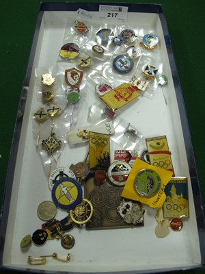 Lot 217 - Football Lapel Badges, Welsh, Irish, Scottish....