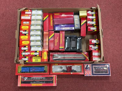 Lot 434 - Approximately forty-five boxed 00 gauge wagons,...