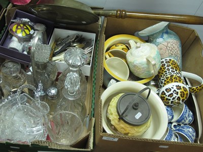 Lot 1015 - Tableware and collectables, including cut...