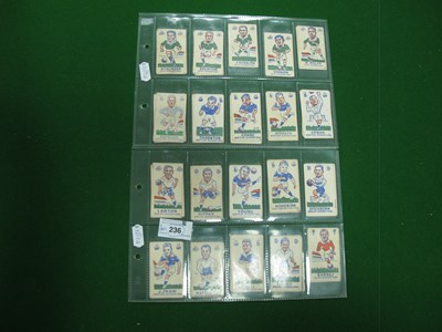 Lot 236 - Terry Gillicks Internationals Footballers,...