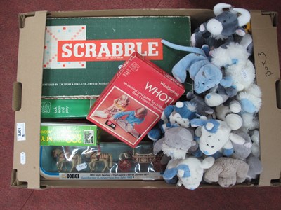 Lot 1372 - Vintage board games and plush toys, including...