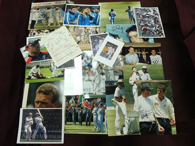 Lot 65 - Cricket Autographs - Australian 1985 Greg...