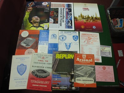 Lot 293 - Manchester United Programmes - 1955-6 away at...