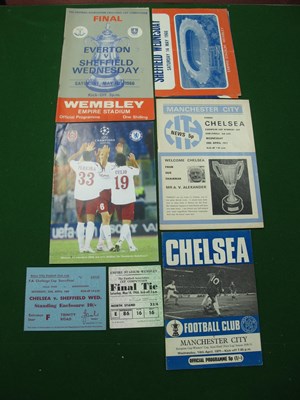 Lot 284 - Chelsea Programmes - 1971 European Cup Winners...