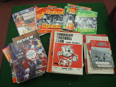 Lot 438 - Barnsley Home Programmes, approximately twenty-...