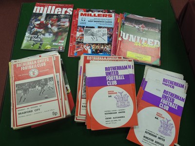 Lot 433 - Rotherham United Home Programmes, thirty-two...