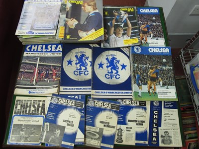 Lot 118 - Chelsea Home Programmes, fifty from the...