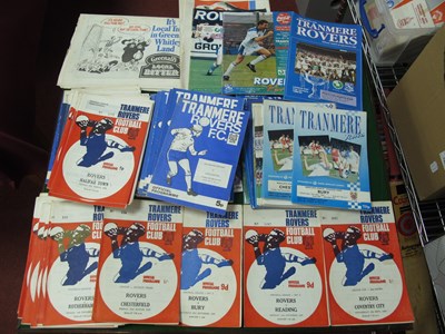 Lot 120 - Tranmere Rovers Home Programmes, 110 from 1960'...