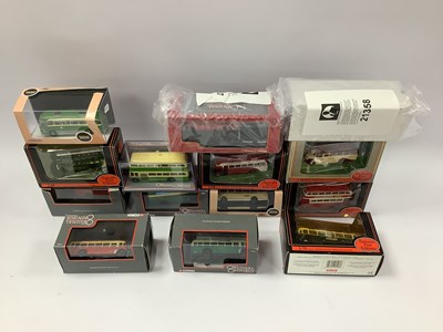 Lot 681 - Fourteen 1:76 scale Diecast model buses by EFE,...