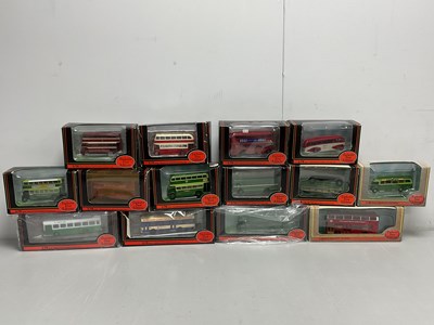 Lot 565 - Fourteen 1:76 scale Diecast model buses by EFE,...