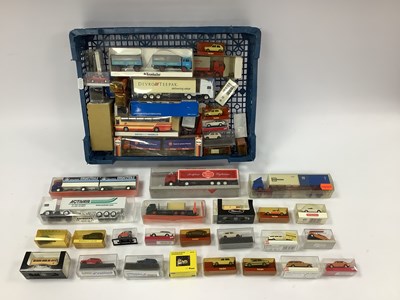 Lot 751 - Approximately Fifty 1:87/HO scale diecast,...