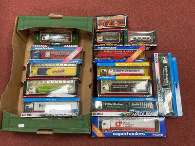 Lot 472 - Fourteen Corgi diecast model commercial...