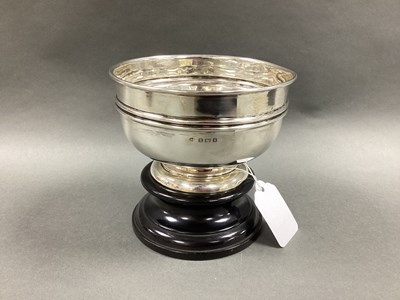 Lot 1 - A Hallmarked Silver Trophy Bowl, Birmingham...