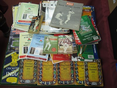 Lot 55 - Cricket Programmes/Brochures, fifty tour...