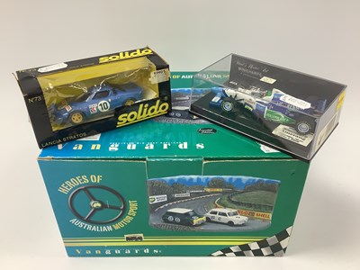 Lot 838 - Four 1:43rd scale diecast model rally and...