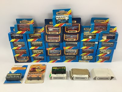 Lot 695 - Thirty Five mostly boxed Matchbox Diecast...