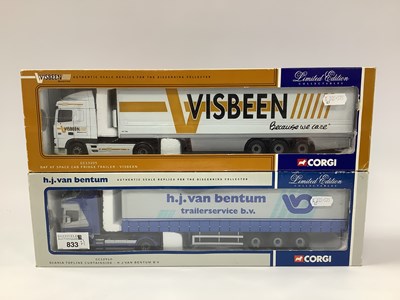 Lot 833 - Two Corgi 1:50th scale diecast model...