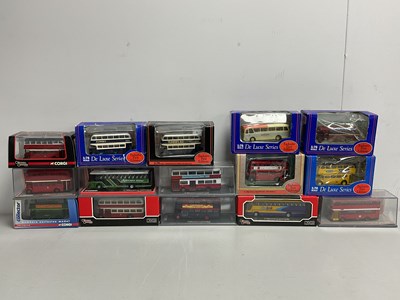 Lot 512 - Fifteen 1:76th scale diecast model buses by...
