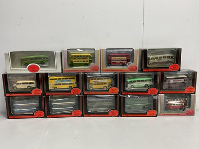 Lot 507 - Fourteen 1:76 scale Diecast model buses and...