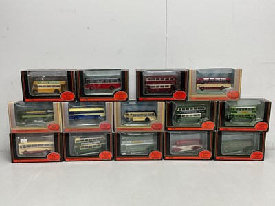 Lot 533 - Fourteen 1:76 scale Diecast model buses by EFE,...