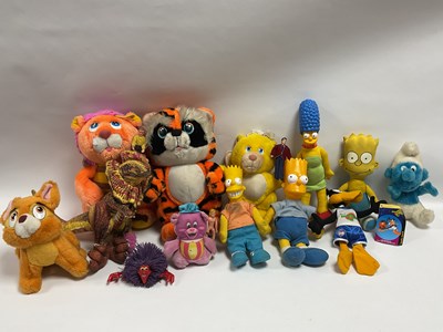 Lot 374 - Sixteen 1980's and later soft toys and dolls...