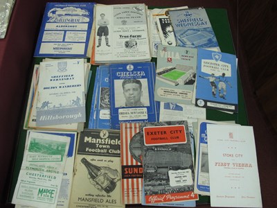 Lot 487 - 1950s Programmes - Chelsea 49-50 v. Newcastle -...