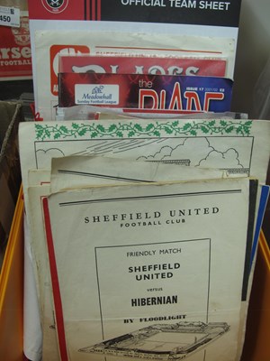 Lot 471 - Sheffield United Programmes, mainly homes,...