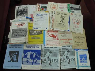Lot 73 - Non League Programmes 1957 and Later,...