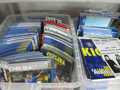 Lot 41 - Chelsea Programmes - mainly homes 1980s -...