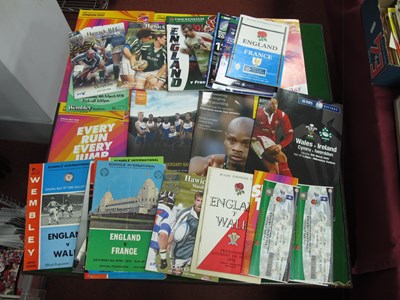 Lot 84 - Rugby Union Programmes - England v. Wales...