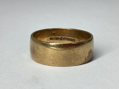 Lot 44 - A 9ct Gold Plain Wedding Band, (finger size Q).