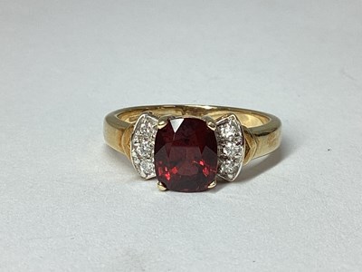 Lot 74 - Gems TV; A 9ct Gold Claw Set Ring, in the form...