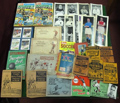 Lot 66 - 1930s Topical Times - Three albums of cards,...