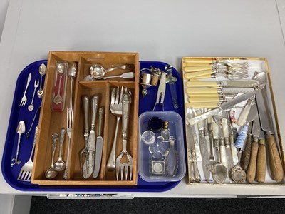 Lot 188 - A Large Selection of Assorted Cutlery,...