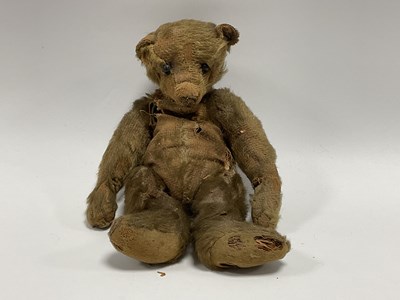 Lot 363 - A Circa Early XX century teddy bear, straw...