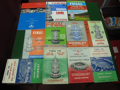 Lot 294 - F.A. Cup Final Programmes 1954 (score on...